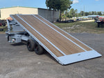 28' Horizon FTS Gooseneck Hydraulic Deckover Tilt Trailer - (2) 10K Axles 016534 - Stryker Dealership Group