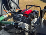 1000 Gallon Water Tank Trailer with Pump and Hose 004961