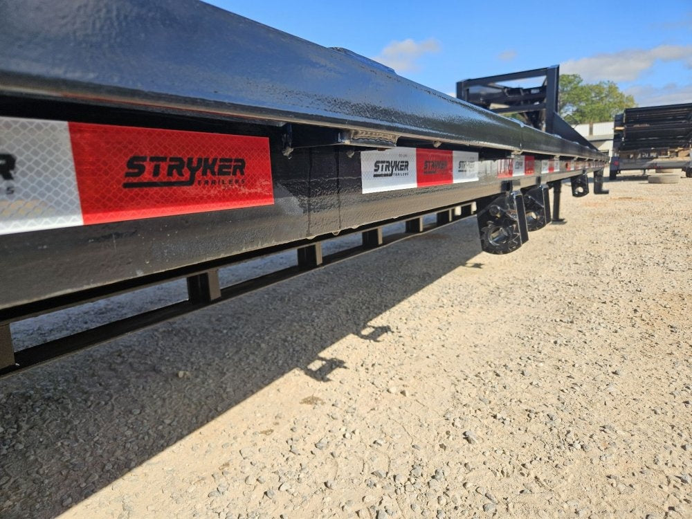 40' Stryker Gooseneck (2) 12K Axles Straight Deck Dual Wheels 3654