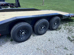 40' Iron Bull ETG Gooseneck Equipment Trailer Mega Ramps Drive Over Fenders - (3) 7,000 lb Axles 914477