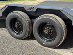 24' Horizon HET Bumper Pull Equipment Tilt Trailer Drive Over Fenders - (2) 10K Axles 015465