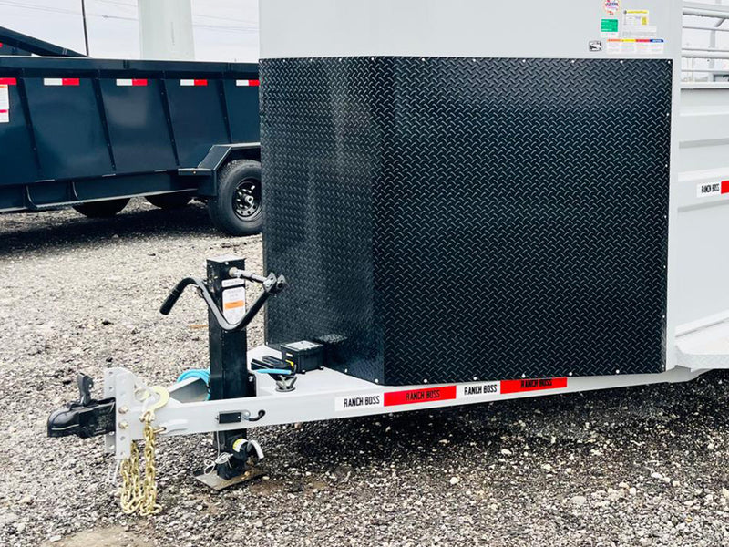 Standard 48" Black Diamond Plate Gravel Guard