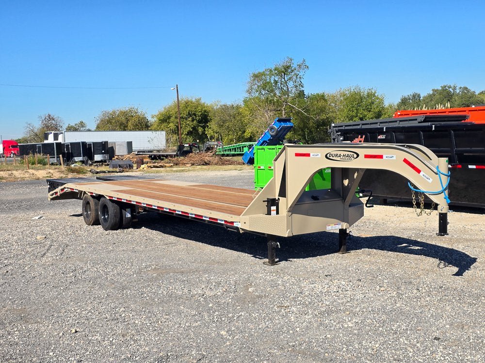 30' DKO Gooseneck Deckover 25' + 5' Mega Ramps (2) 10K Axles 10431 - Stryker Dealership Group