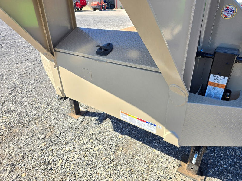 30' DKO Gooseneck Deckover 25' + 5' Mega Ramps (2) 10K Axles 10431 - Stryker Dealership Group
