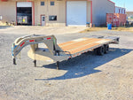 30' DKO Gooseneck Deckover 25' + 5' Mega Ramps (2) 10K Axles 10431 - Stryker Dealership Group