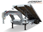 30' Horizon FFH Gooseneck Deckover Full Tilt Trailer - (2) 12K Axles 012391 - Stryker Dealership Group