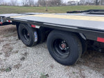 30' Iron Bull FLG Gooseneck Deckover Trailer Mega Ramps - (2) 10,000 lb Axles 914366 - Stryker Dealership Group