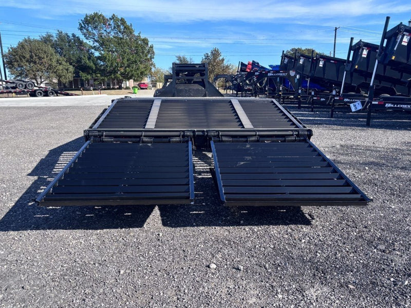 30' Stryker Gooseneck Dual Wheel Deckover Trailer Mega Ramps - (2) 12K Axles 003781 - Stryker Dealership Group