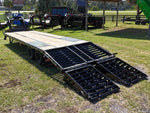 30' FHZ Gooseneck Deckover w/ Mega Ramps (2) 10K Axles - Dual Wheel Deckover - DO 10K MR DW - Stryker Dealership Group