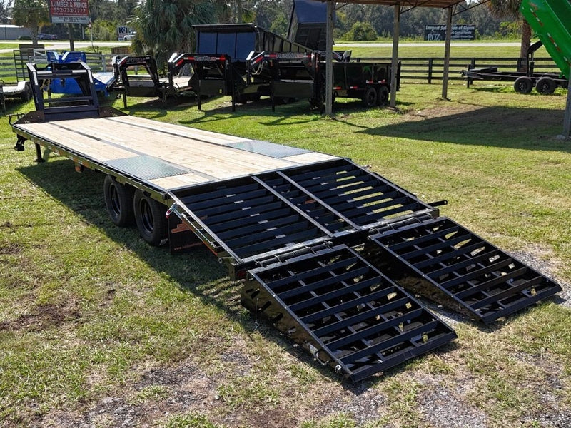 30' FHZ Gooseneck Deckover w/ Mega Ramps (2) 10K Axles - Dual Wheel Deckover - DO 10K MR DW - Stryker Dealership Group