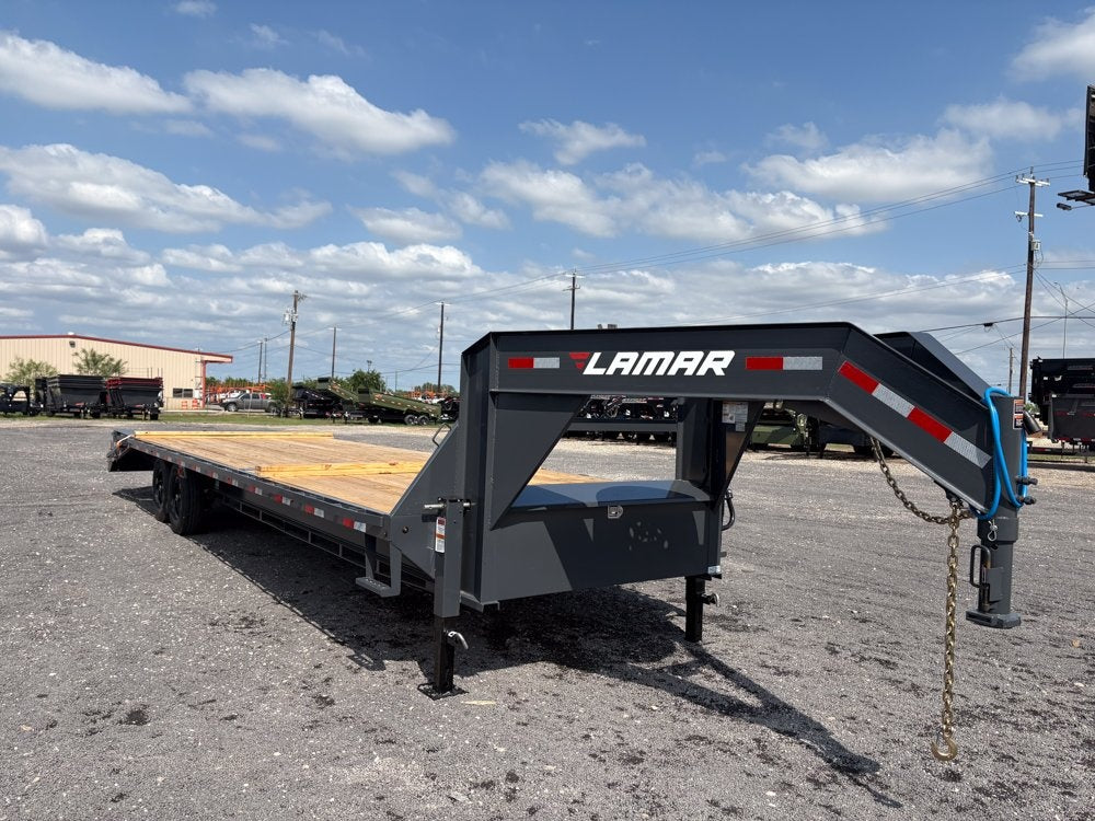 30' FS Gooseneck Mega Ramps 7k Axles 14 Ply Tires - Hotshot Non-CDL/DO 7K MR - Stryker Dealership Group