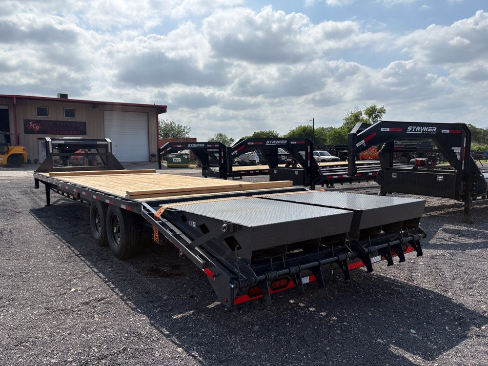 30' FS Gooseneck Mega Ramps 7k Axles 14 Ply Tires - Hotshot Non-CDL/DO 7K MR - Stryker Dealership Group