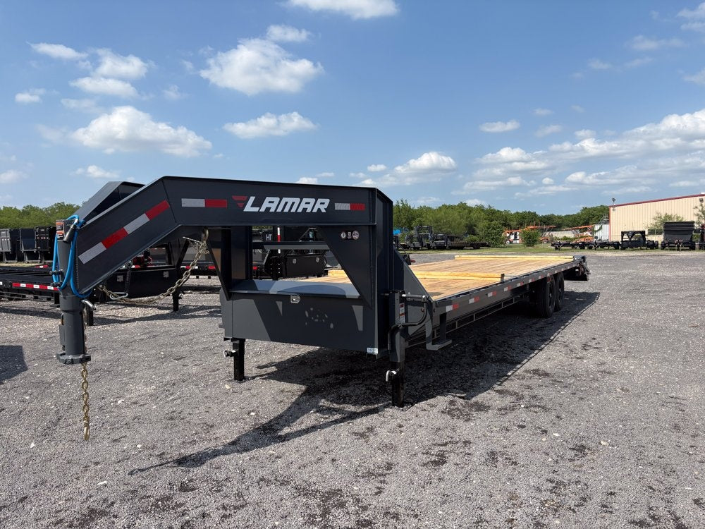 30' FS Gooseneck Mega Ramps 7k Axles 14 Ply Tires - Hotshot Non-CDL/DO 7K MR - Stryker Dealership Group