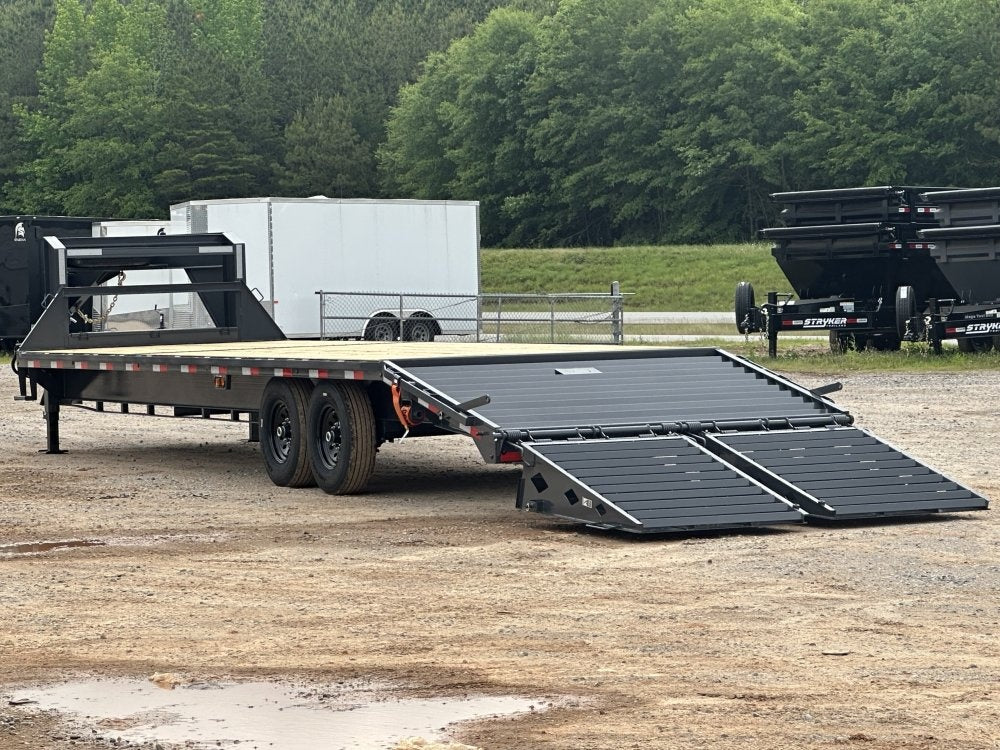 30' FS Gooseneck Mega Ramps 7k Axles 14 Ply Tires - 7K MR/Deckover Trailers - Stryker Dealership Group