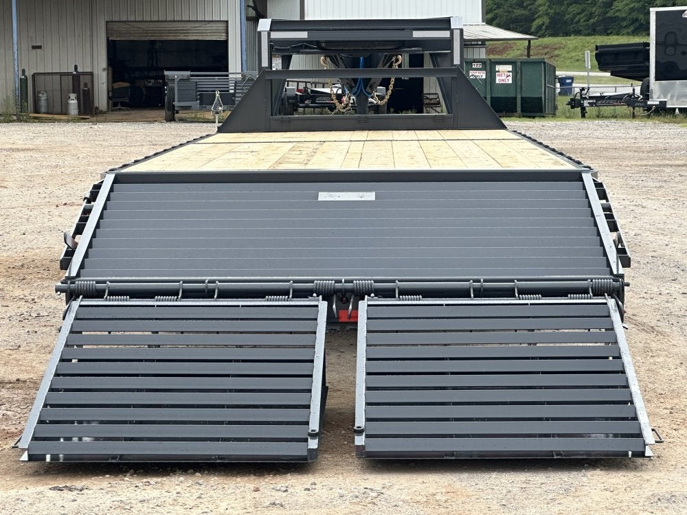 30' FS Gooseneck Mega Ramps 7k Axles 14 Ply Tires - 7K MR/Deckover Trailers - Stryker Dealership Group