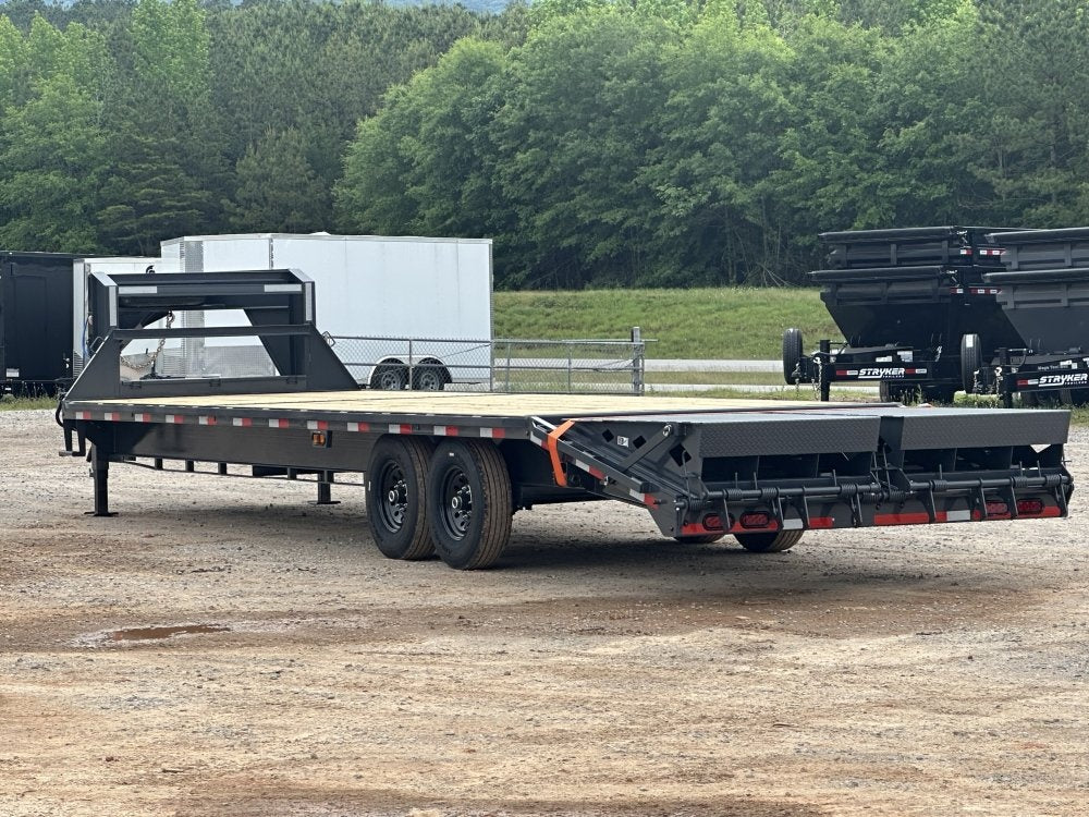 30' FS Gooseneck Mega Ramps 7k Axles 14 Ply Tires - 7K MR/Deckover Trailers - Stryker Dealership Group