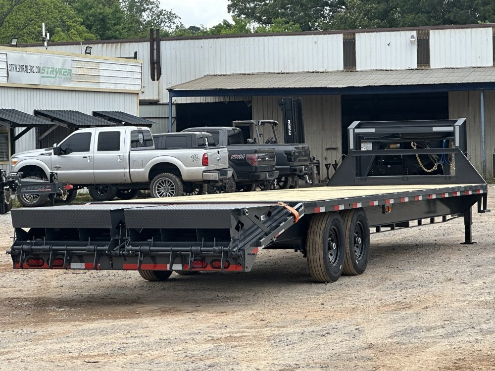 30' FS Gooseneck Mega Ramps 7k Axles 14 Ply Tires - 7K MR/Deckover Trailers - Stryker Dealership Group