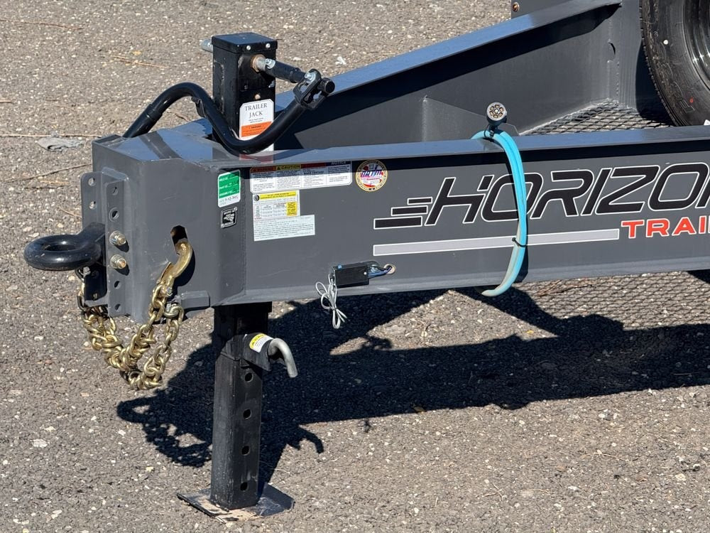 30' FTZ Pintle Hitch (2) 7k Axles Mega Ramps Ratchet Slide Track - Equipment Trailers - Stryker Dealership Group