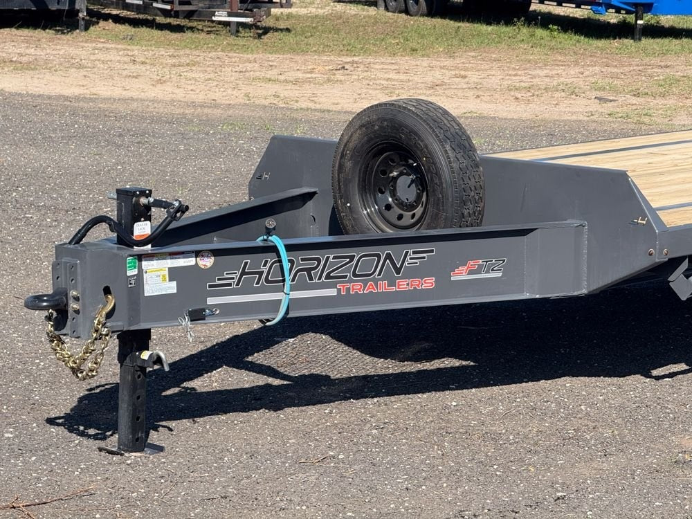 30' FTZ Pintle Hitch (2) 7k Axles Mega Ramps Ratchet Slide Track - Equipment Trailers - Stryker Dealership Group
