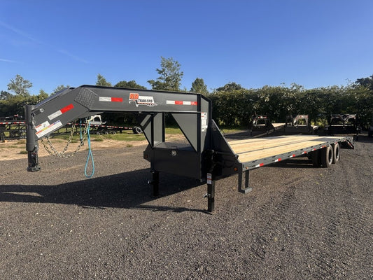30' HD Gooseneck Deckover (2) 10K Axles, Mega Ramps - 10K MR DW/Deckover Trailers - Stryker Dealership Group