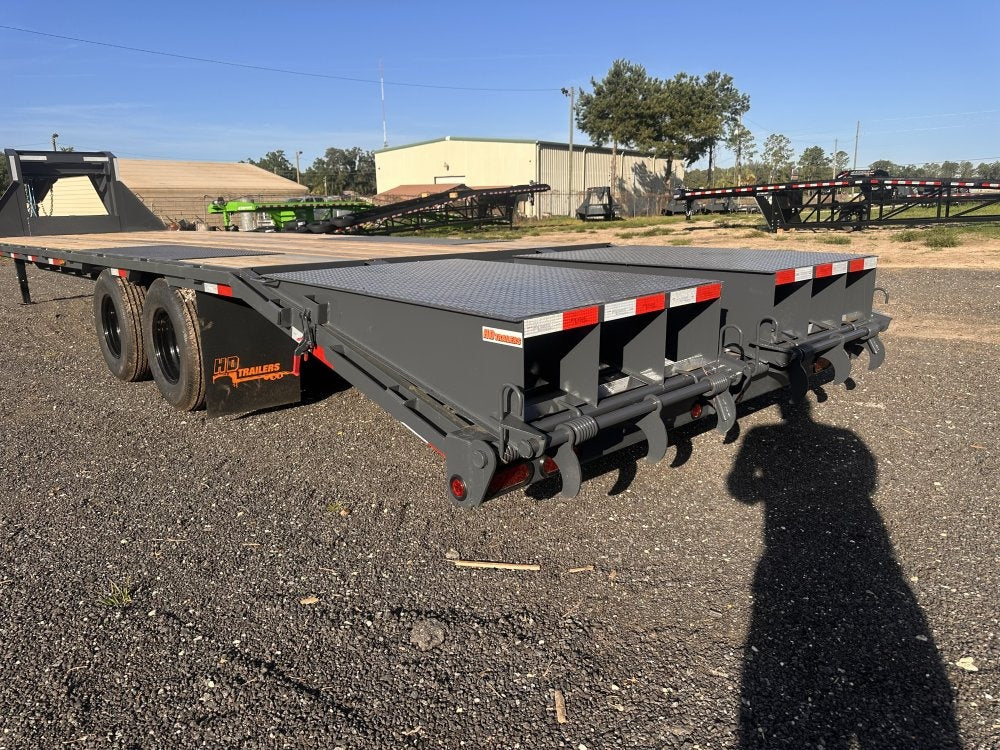 30' HD Gooseneck Deckover (2) 10K Axles, Mega Ramps - 10K MR DW/Deckover Trailers - Stryker Dealership Group