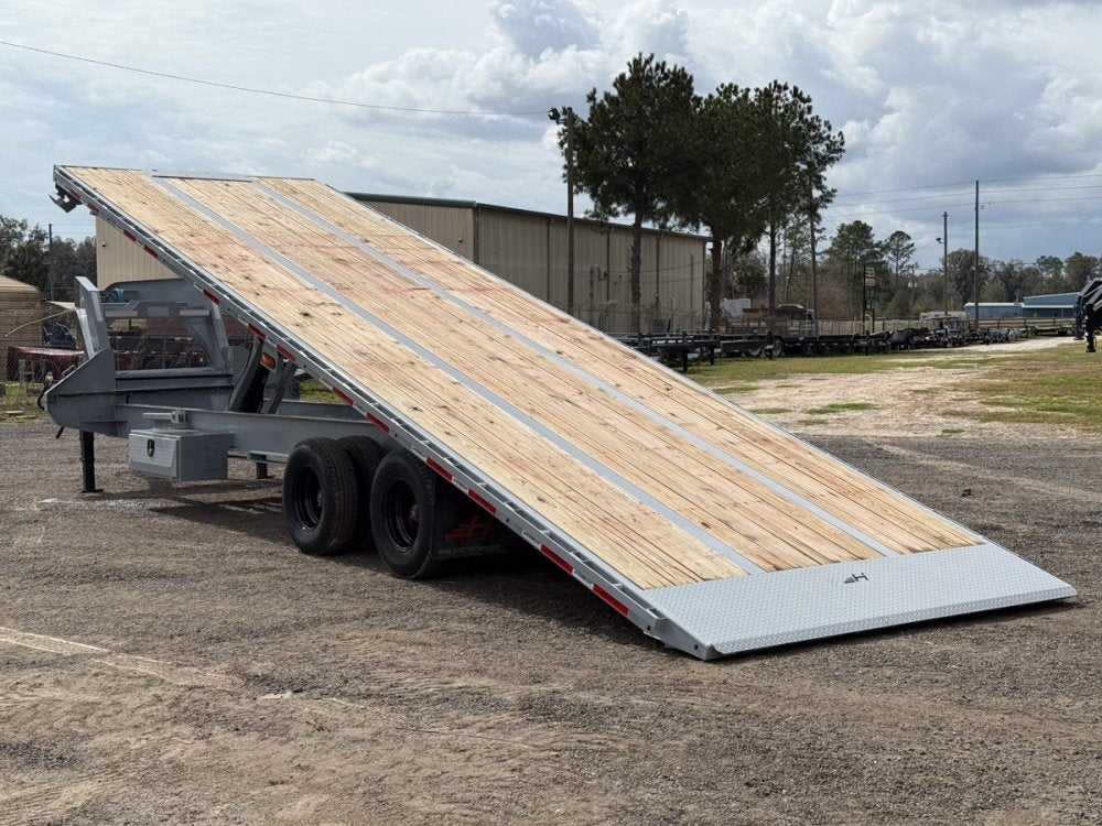 30' Horizon FFH Gooseneck Deckover Full Tilt Trailer - (2) 12k Axles - Deckover Tilt - Deckover Trailers - Stryker Dealership Group