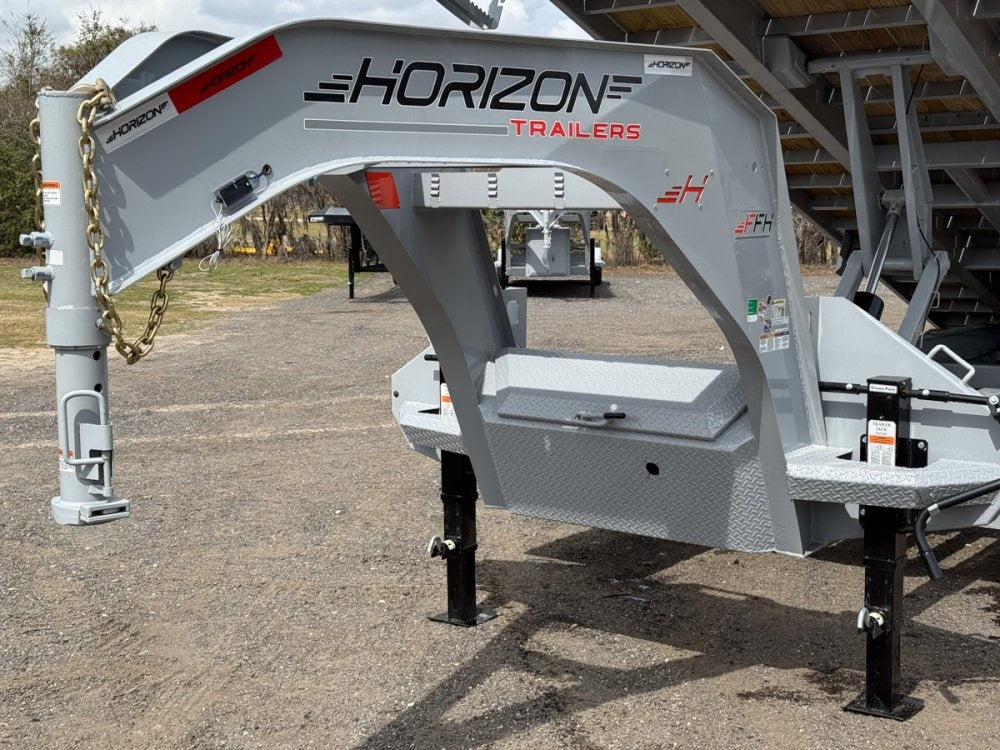 30' Horizon FFH Gooseneck Deckover Full Tilt Trailer - (2) 12k Axles - Deckover Tilt - Deckover Trailers - Stryker Dealership Group