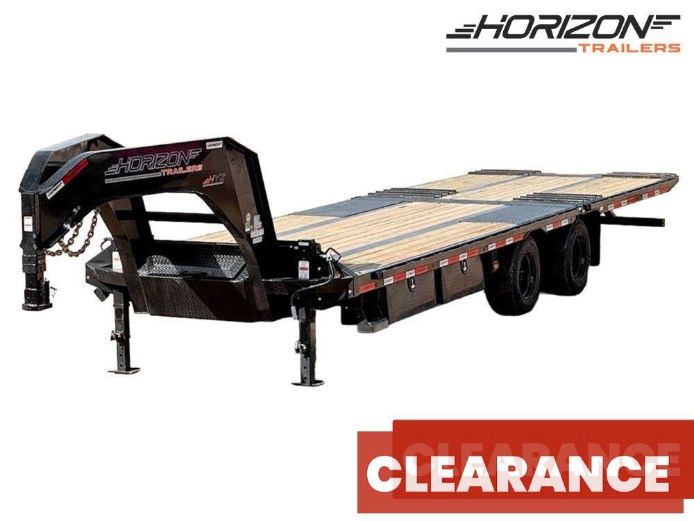 30' HYZ Gooseneck Flat deck Hydraulic Dovetail - Hydraulic Dovetail - Stryker Dealership Group