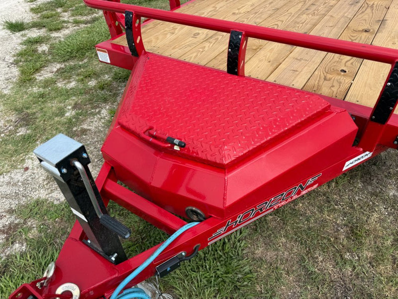 14' Horizon UTZ Bumper Pull Utility Trailer - (2) 3.5K Axles 017737