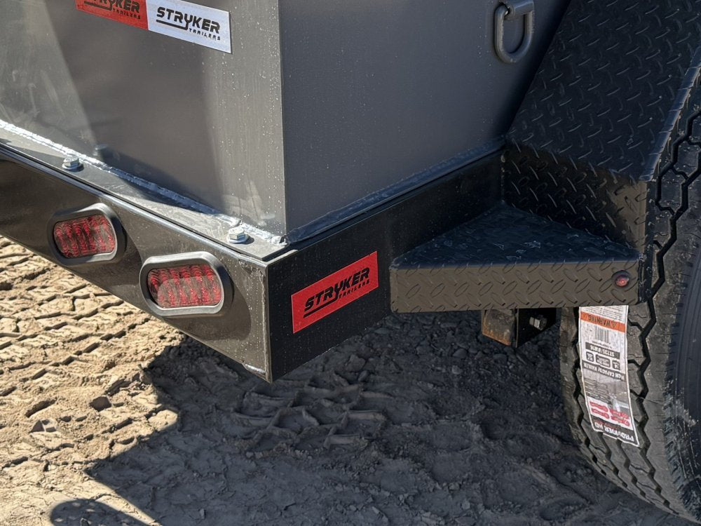 1500 Gallon Water Tank Trailer with Pump and Hose 004959