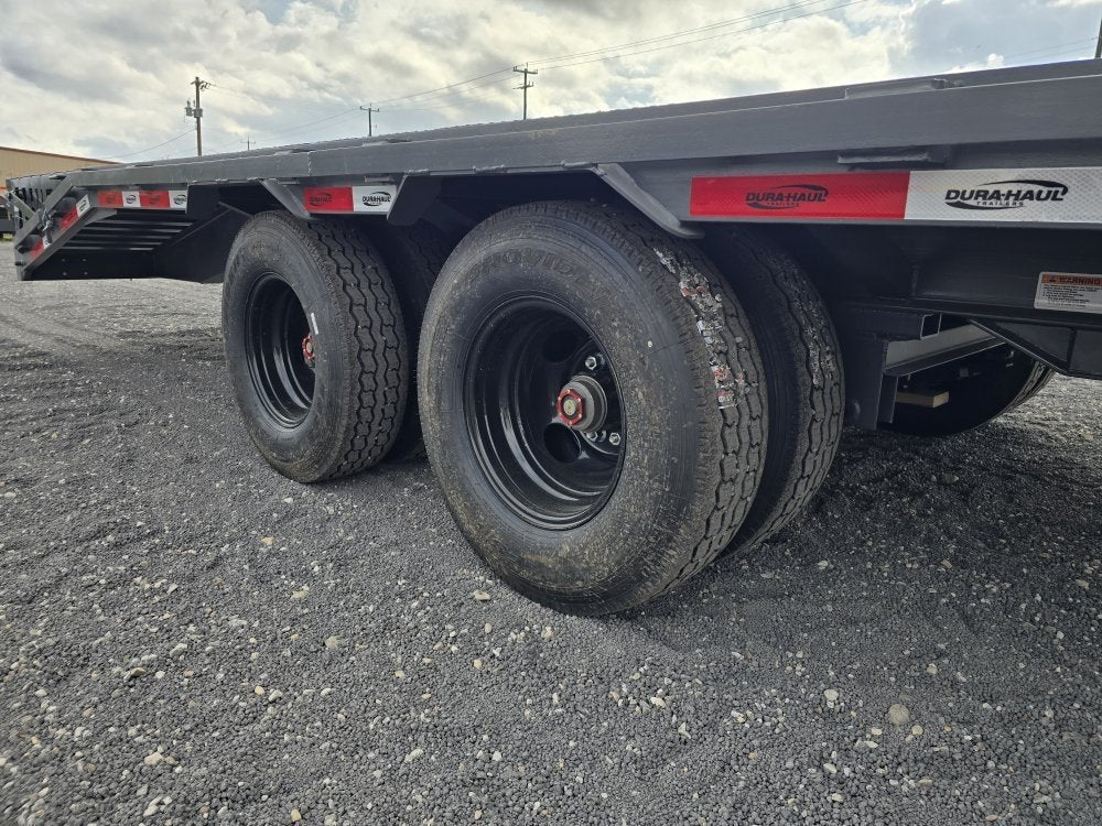 32' DKO Gooseneck Deckover 27' + 5' Mega Ramps (2) 12K Axles 011357 - Stryker Dealership Group