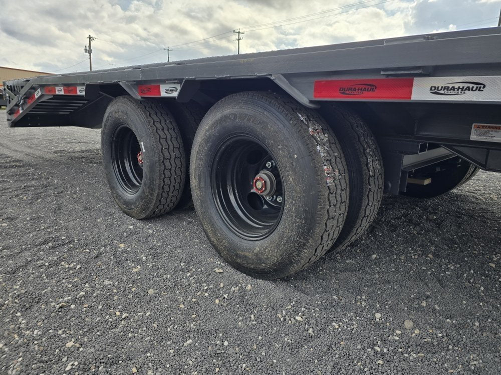32' DKO Gooseneck Deckover 27' + 5' Mega Ramps (2) 12K Axles 011358 - Stryker Dealership Group
