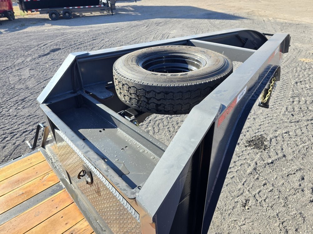 32' DKO Gooseneck Deckover 27' + 5' Mega Ramps (2) 12K Axles 011359 - Stryker Dealership Group