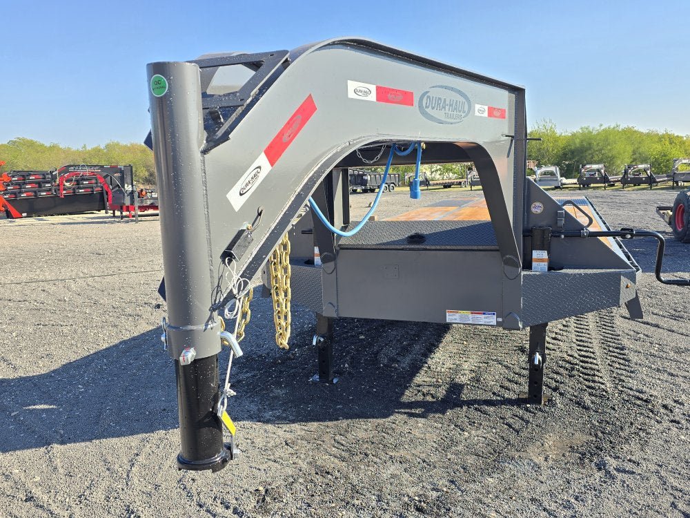 32' DKO Gooseneck Deckover 27' + 5' Mega Ramps (2) 12K Axles 11354 - Stryker Dealership Group