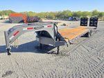 32' DKO Gooseneck Deckover 27' + 5' Mega Ramps (2) 12K Axles 11354 - Stryker Dealership Group