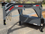 32' Dura-Hual EKH Gooseneck Equipment Trailer Drive Over Fenders Mega Ramps - (2) 10K Axles 010795 - Stryker Dealership Group