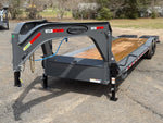 32' Dura-Hual EKH Gooseneck Equipment Trailer Drive Over Fenders Mega Ramps - (2) 10K Axles 010795 - Stryker Dealership Group
