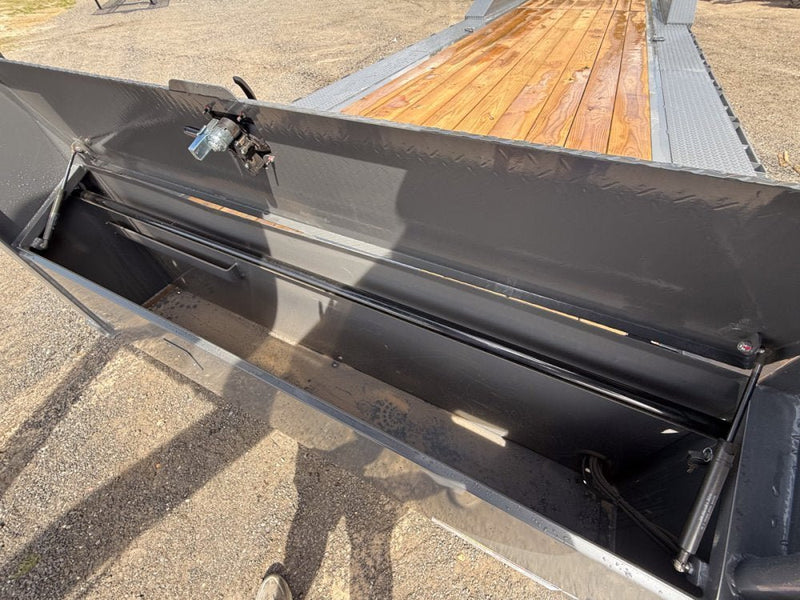 32' Dura-Hual EKH Gooseneck Equipment Trailer Drive Over Fenders Mega Ramps - (2) 10K Axles 010795 - Stryker Dealership Group