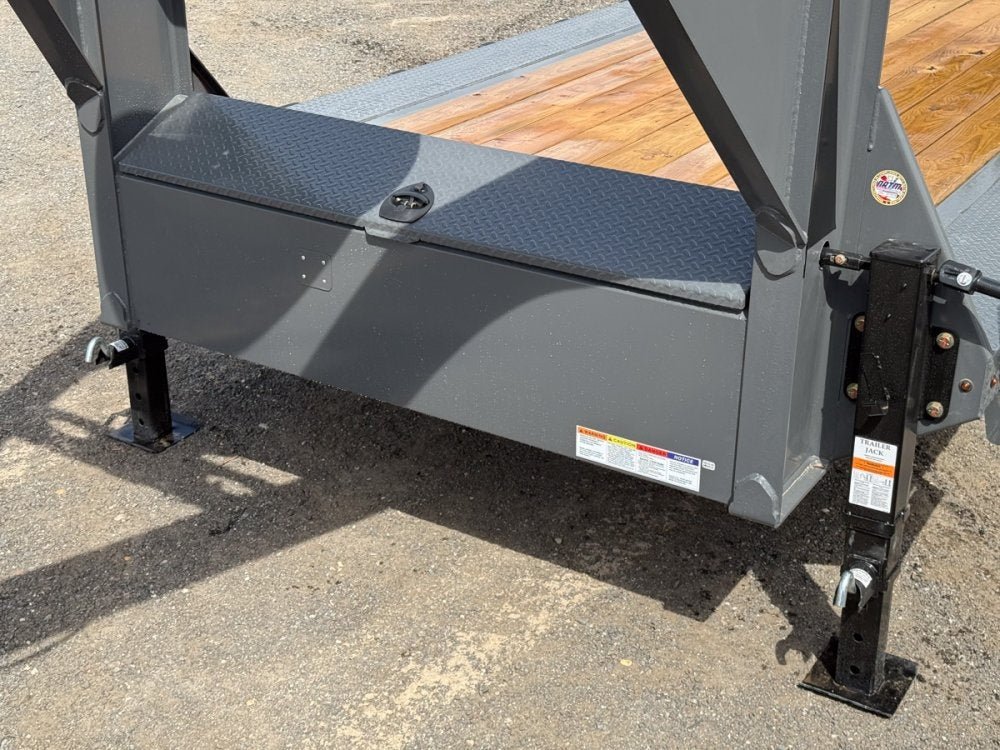 32' Dura - Hual EKH Gooseneck Equipment Trailer Drive Over Fenders Mega Ramps - (2) 10K Axles 10795 - Stryker Dealership Group