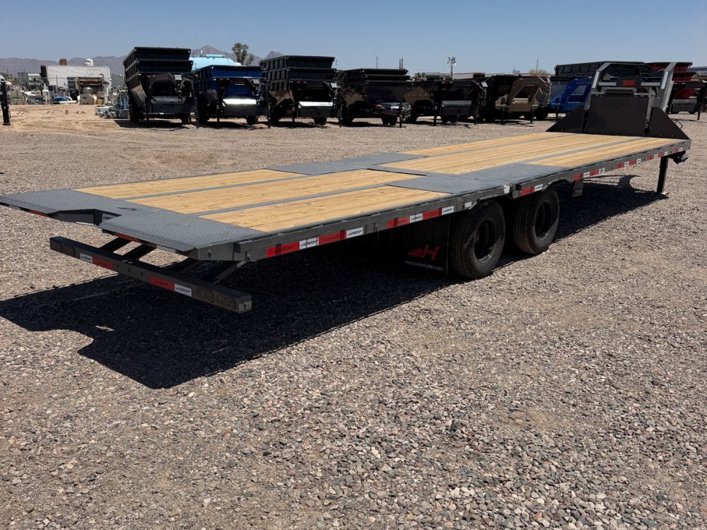 32' Horizon FYZ Gooseneck Hydraulic Dovetail Deckover Trailer - (2) 12K Axles 016586 - Stryker Dealership Group