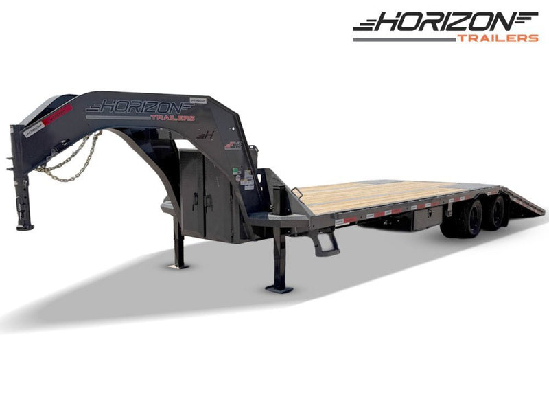 32' Horizon FYZ Gooseneck Hydraulic Dovetail Deckover Trailer - (2) 12K Axles 016586 - Stryker Dealership Group