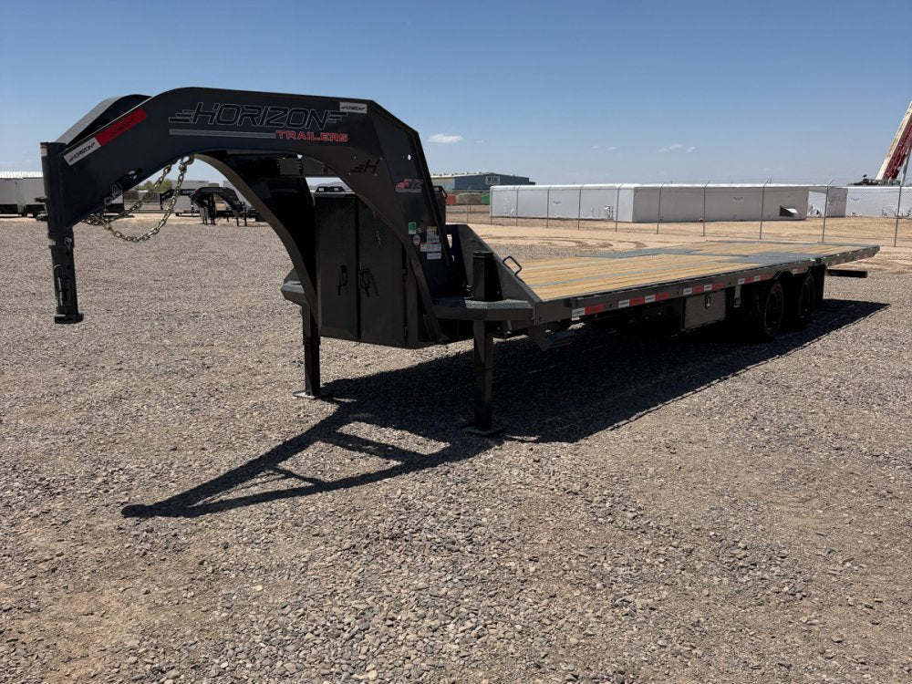 32' Horizon FYZ Gooseneck Hydraulic Dovetail Deckover Trailer - (2) 12K Axles 016586 - Stryker Dealership Group
