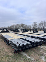 32' Iron Bull FLG Gooseneck Deckover Trailer Mega Ramps - (2) 10,000 lb Axles 912394 - Stryker Dealership Group