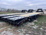32' Iron Bull FLG Gooseneck Deckover Trailer Mega Ramps - (2) 12,000 lb Axles 912390 - Stryker Dealership Group