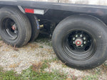 32' Iron Bull FLG Gooseneck Deckover Trailer Mega Ramps - (2) 12,000 lb Axles 912390 - Stryker Dealership Group