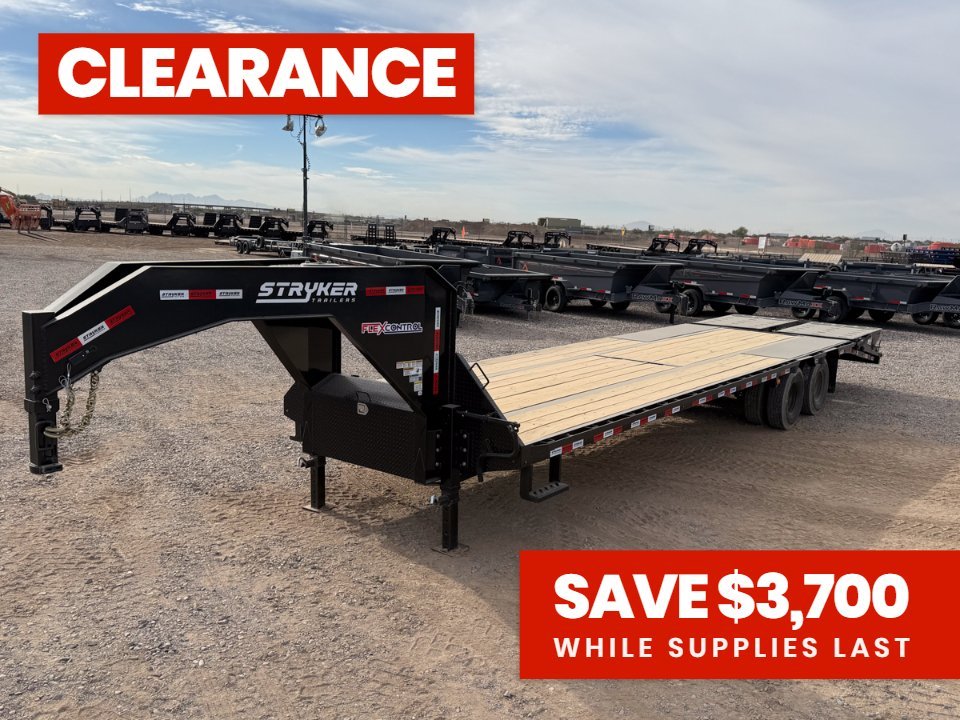 32' Stryker Gooseneck (2) 10K Axles Mega Ramps Dual Wheels 3463 - Stryker Dealership Group