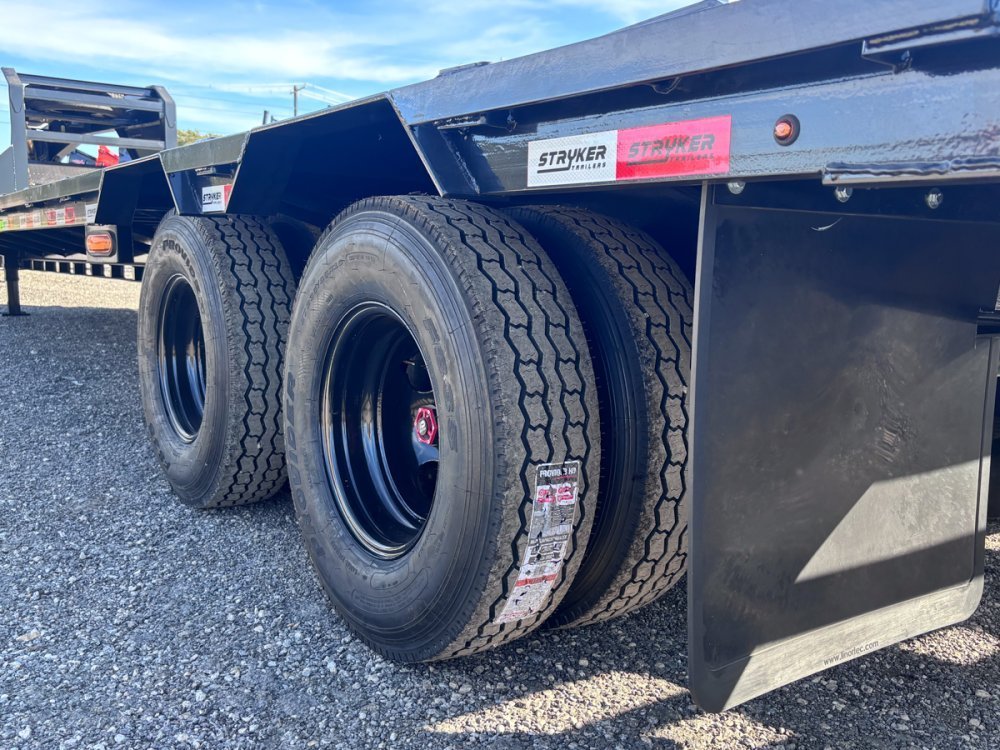 32' Stryker Gooseneck (2) 12K Axles Mega Ramps Dual Wheels 003782 - Stryker Dealership Group