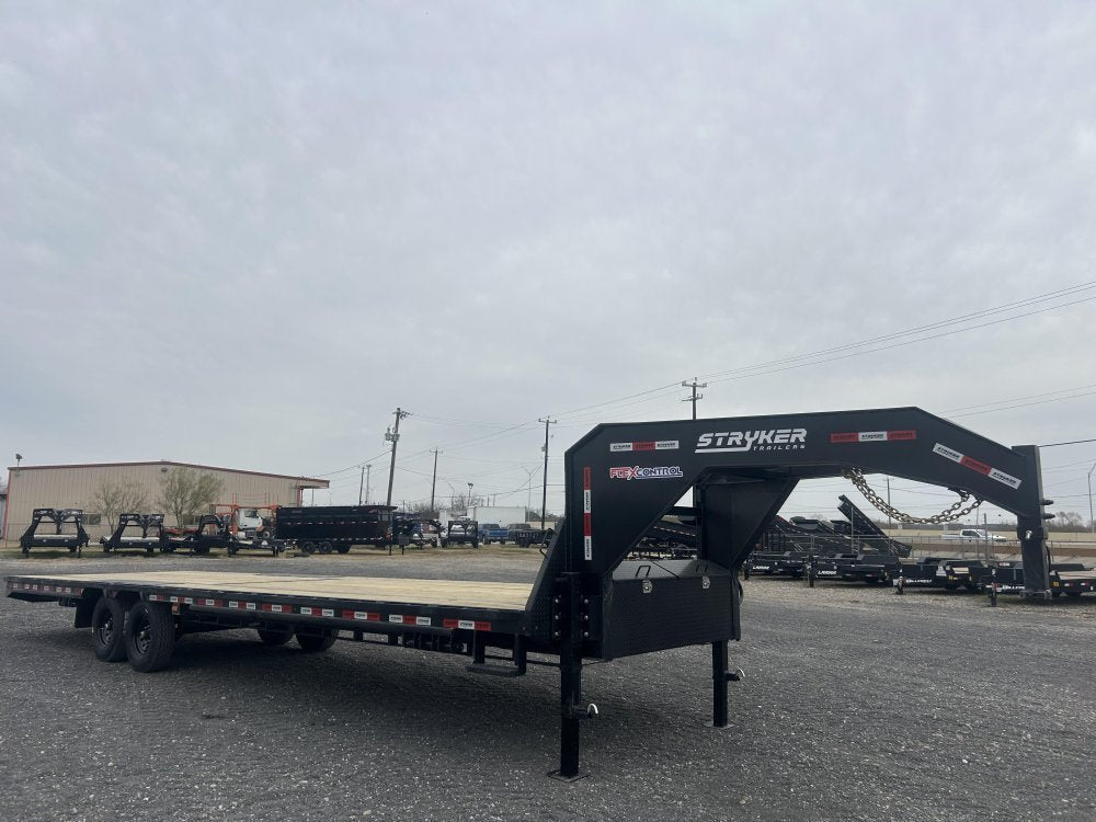 32' Stryker Gooseneck (2) 7K Axles Straight Deck 003901 - Stryker Dealership Group