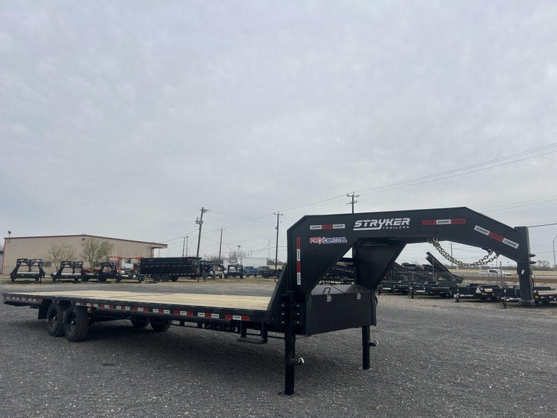 32' Stryker Gooseneck (2) 7K Axles Straight Deck 003901 - Stryker Dealership Group