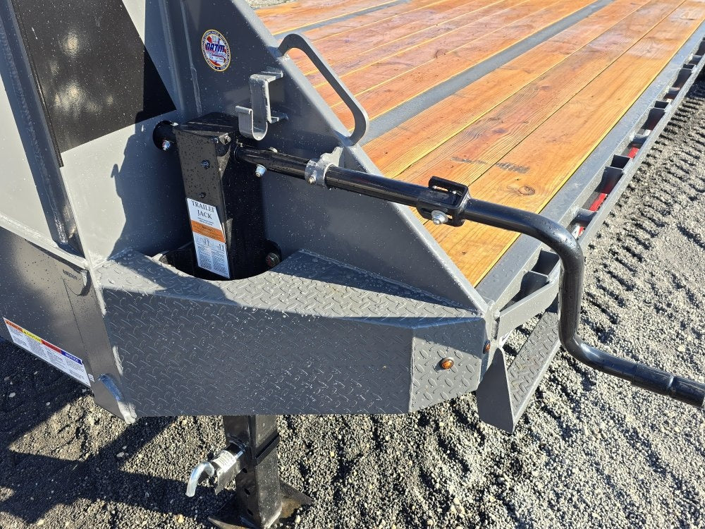 32' DKO Gooseneck Deckover 27' + 5' Mega Ramps (2) 12K Axles - Dual Wheel Deckover/DO 12K MR - Stryker Dealership Group